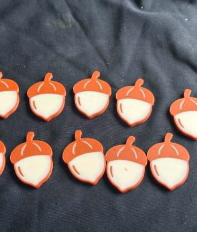3D Printed Counting Tokens Acorn x10 – These adorable counting tokens are perfect for learning through play