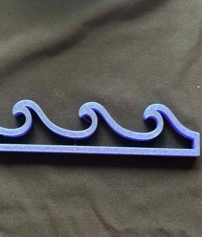 3D Printed Wave - great for Play Dough or Sensory play trays