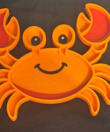 3D printed Crab sensory play tray – Great for sensory play - Image 1