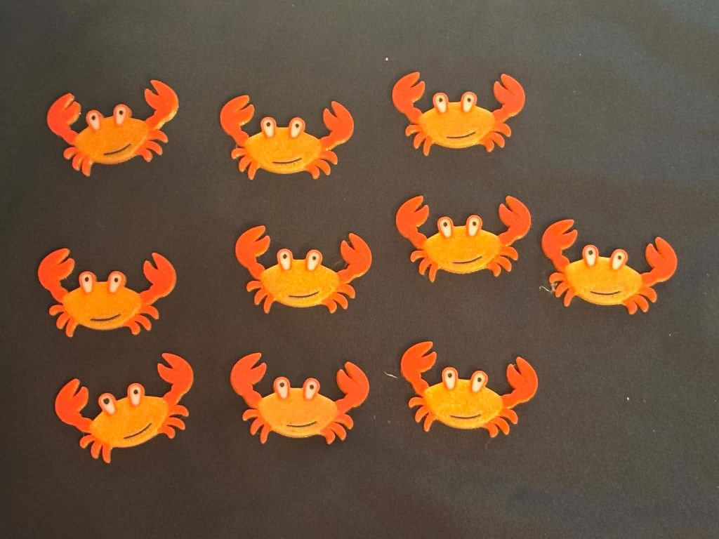 3D Printed Counting Tokens Crab x10 – These adorable counting tokens are perfect for learning through play