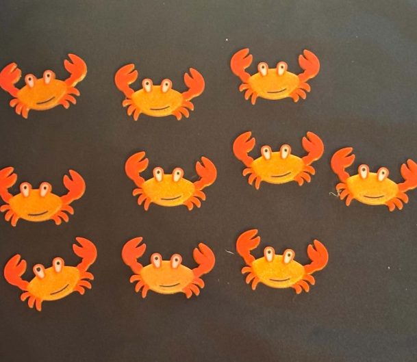 3D Printed Counting Tokens Crab x10 – These adorable counting tokens are perfect for learning through play