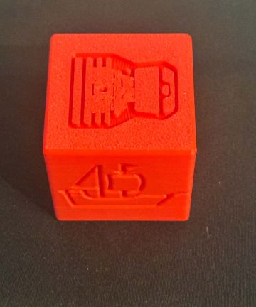 3D printed Pirate Stamper Block - great for play dough - Image 1