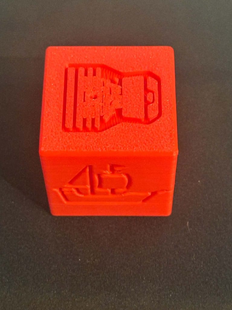 3D printed Pirate Stamper Block - great for play dough