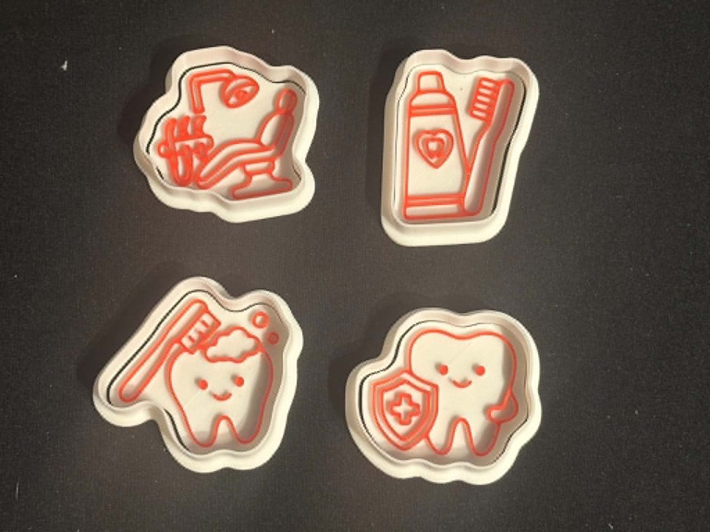 Dentist Play Dough, or cookie Cutters & Stampers