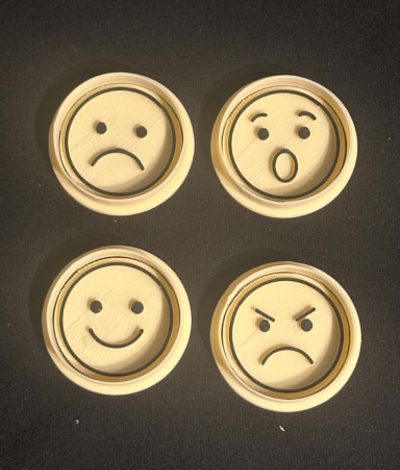 Emotion Faces Play Dough, or cookie Cutters & Stampers