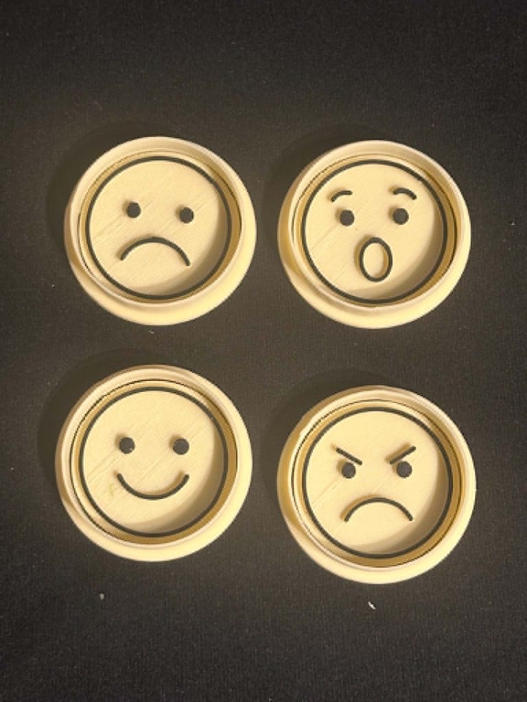 Emotion Faces Play Dough, or cookie Cutters & Stampers