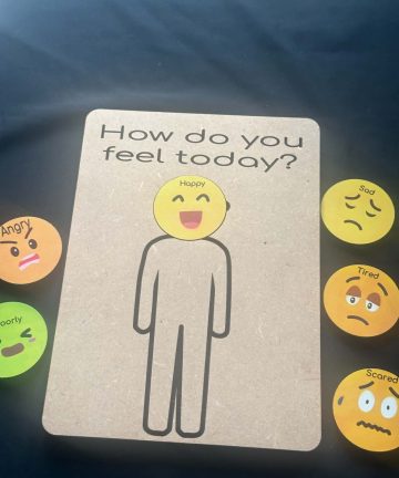 How Do You Feel Board and Emotion Faces - great for children to express their feelings - Image 2