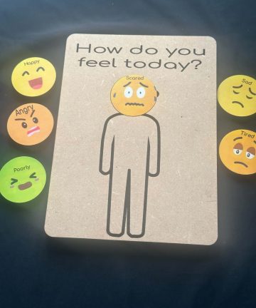 How Do You Feel Board and Emotion Faces - great for children to express their feelings - Image 3