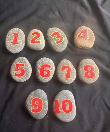 Natural Number stones- great to add to any activity - Image 1