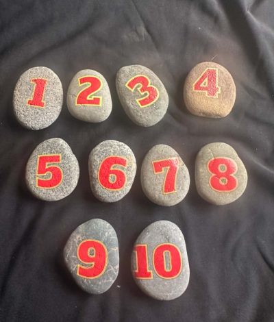 Natural Number stones- great to add to any activity