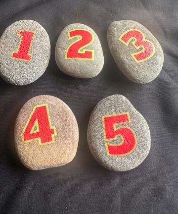 Natural Number stones- great to add to any activity - Image 2