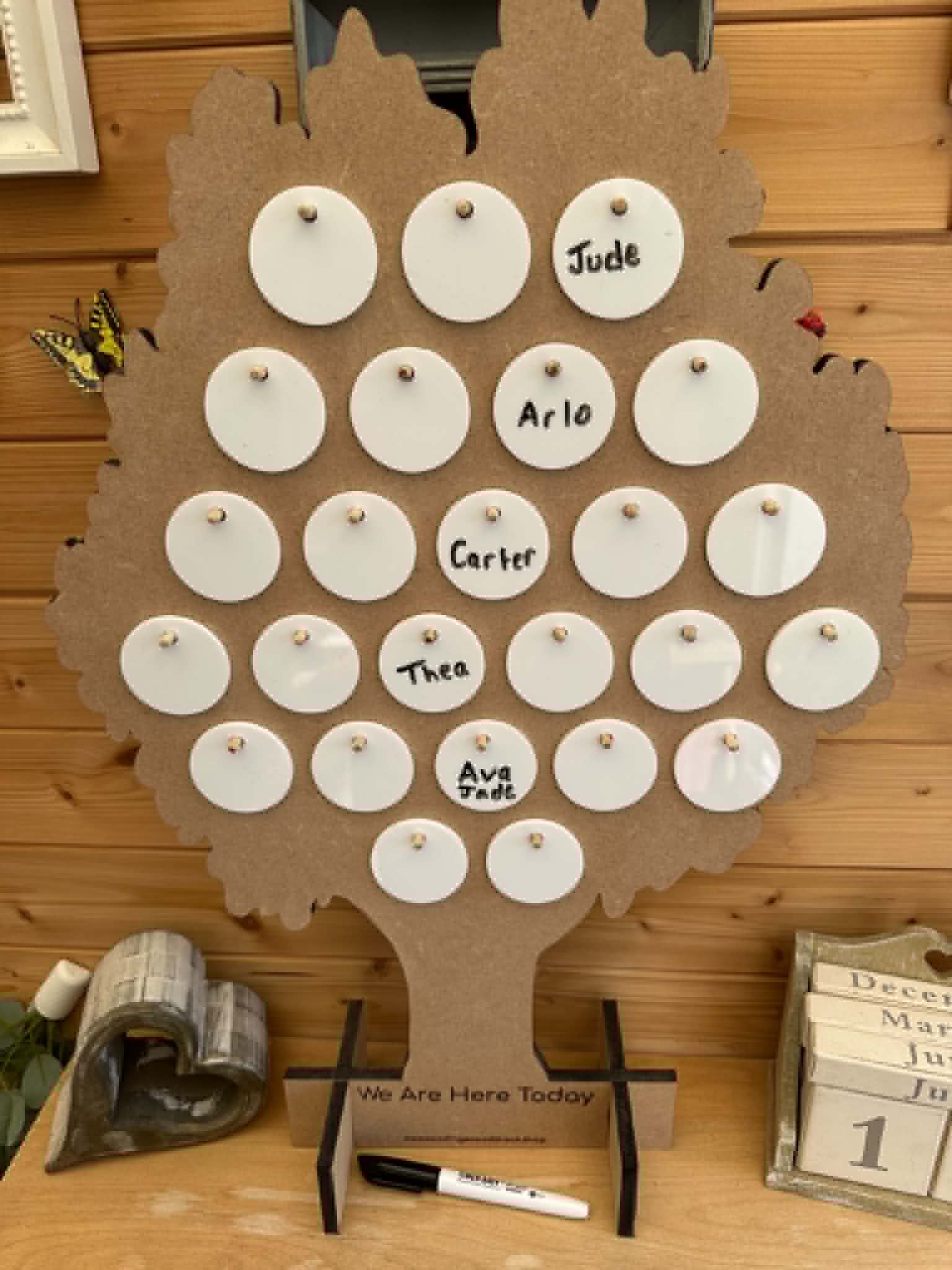 Self Registration Tree – Great for name recognition for school, preschool or childminders - Image 2