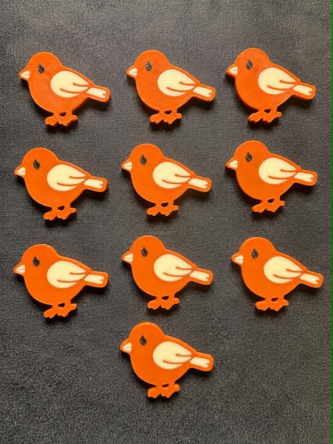 3D Printed Counting Tokens Bird x10 - Image 1