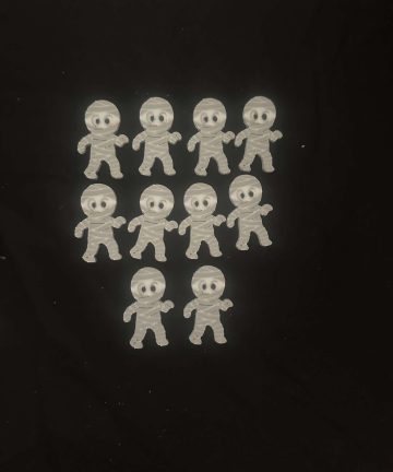 3D Printed Counting Tokens Mummies x10 – These adorable counting tokens are perfect for learning through