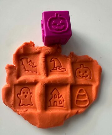 3D printed Halloween Stamper Block – great for play dough