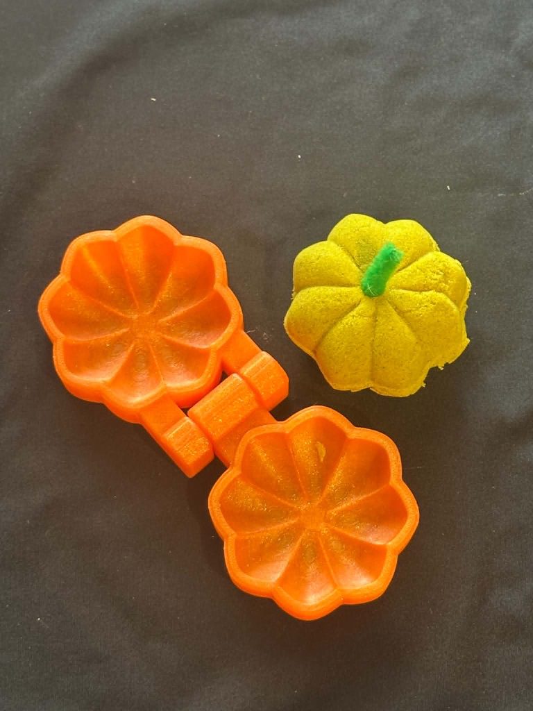 3D printed Pumpkin Mould - great for play dough