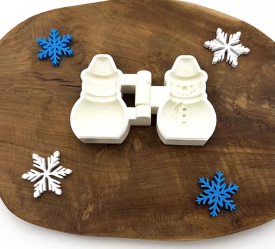3D printed Snowman Mould - great for play dough