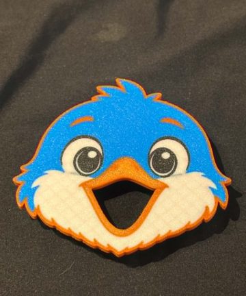 Bird Feeding Face - great fine motor skills activity