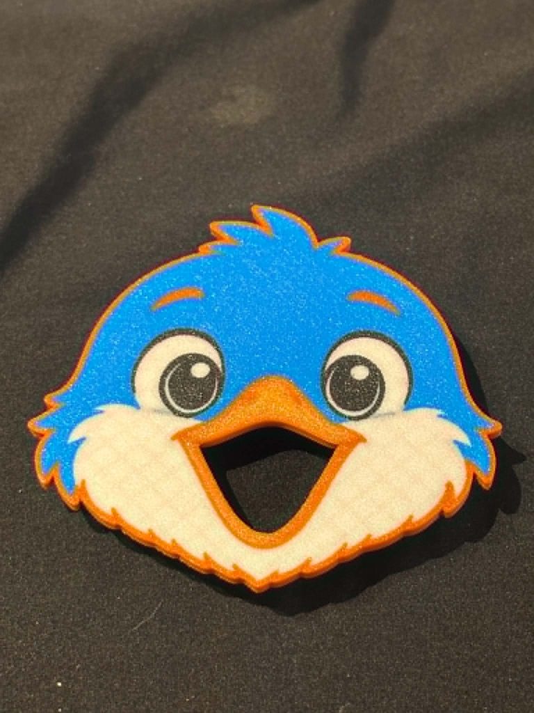 Bird Feeding Face - great fine motor skills activity