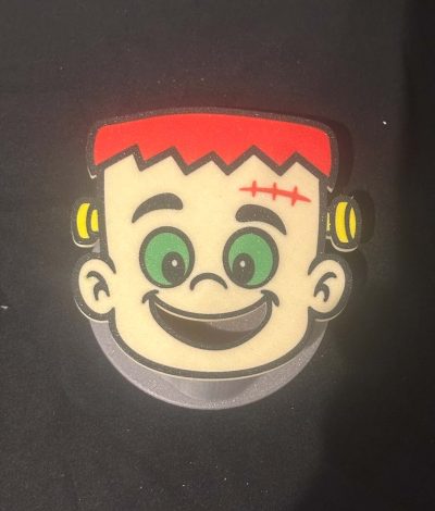 Frankenstein Feeding Face - great fine motor skills Halloween activity