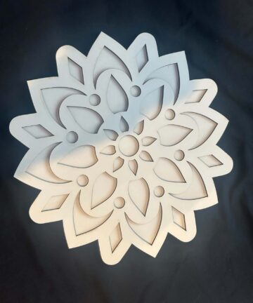 Large Diwali Rangoli Layered Pattern for use with coloured sand