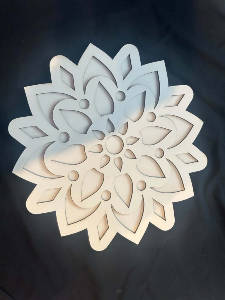 Large Diwali Rangoli Layered Pattern for use with coloured sand