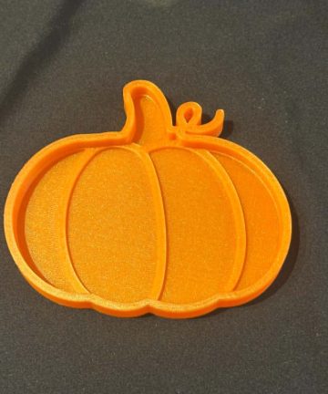 Mini 3D printed Pumpkin tray great or sensory play