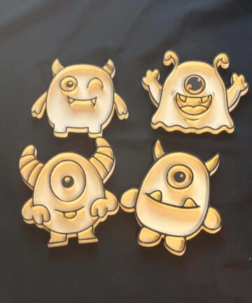 Mini Monster Sensory play trays