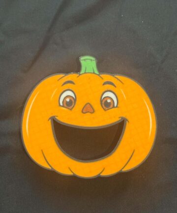 Pumpkin Feeding Face - great fine motor skills activity