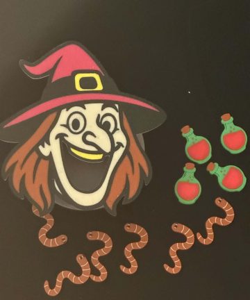 Witch Feeding Face - great fine motor skills Halloween activity - Image 2