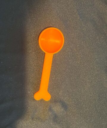 3D Printed Bone Easy Scoop - great for sensory play trays