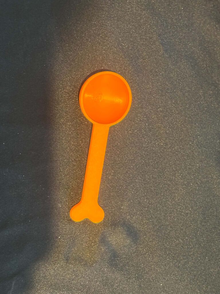 3D Printed Bone Easy Scoop - great for sensory play trays