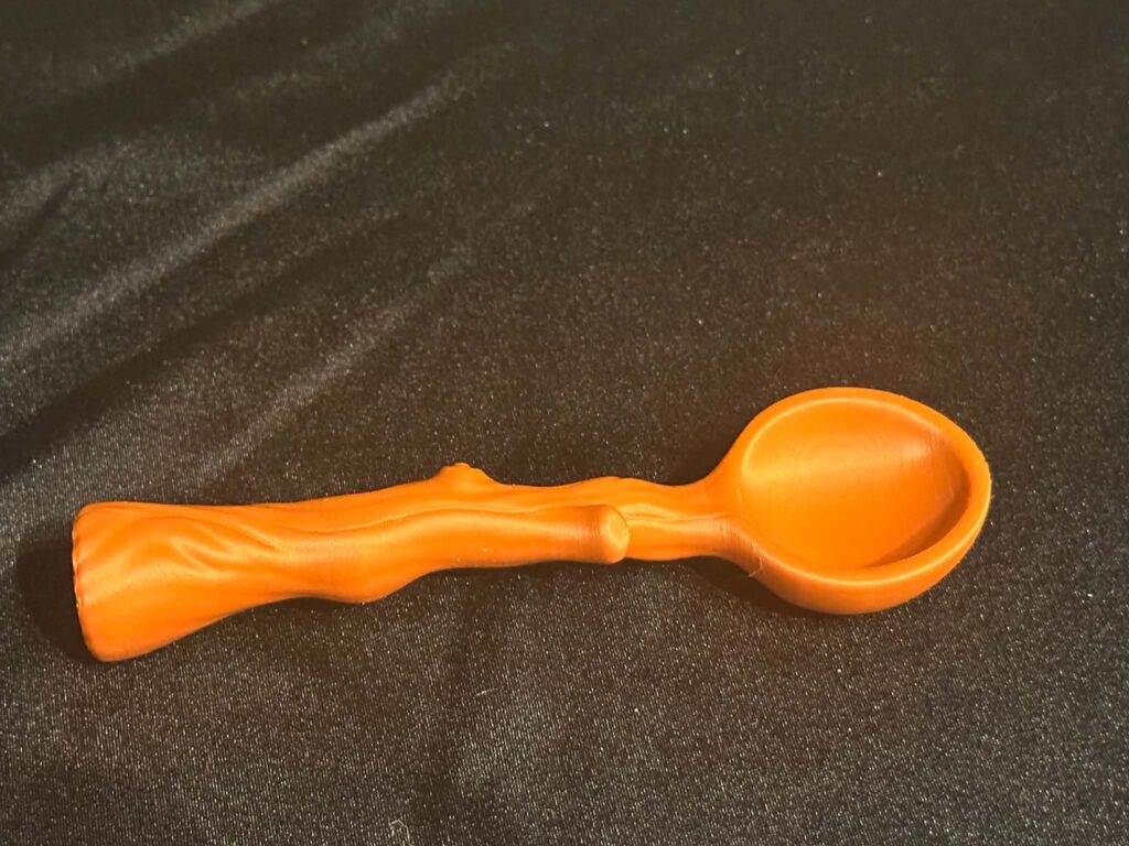 3D Printed Branch Spoon - great for Sensory play trays