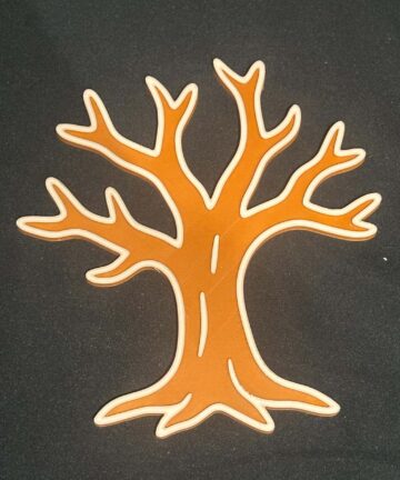 3D Printed Tree shape - great for Play Dough or sensory play - Image 1