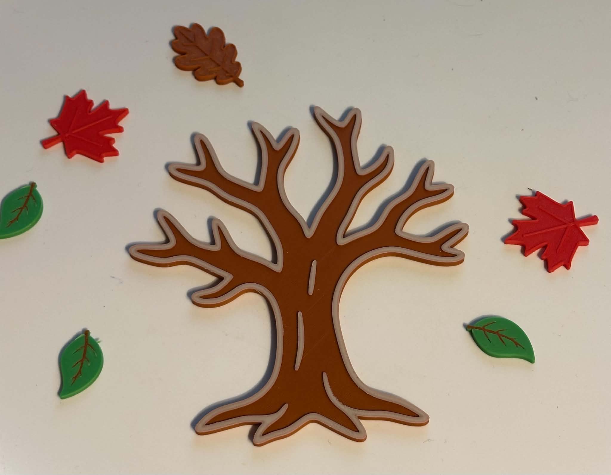 3D Printed Tree shape - great for Play Dough or sensory play - Image 2