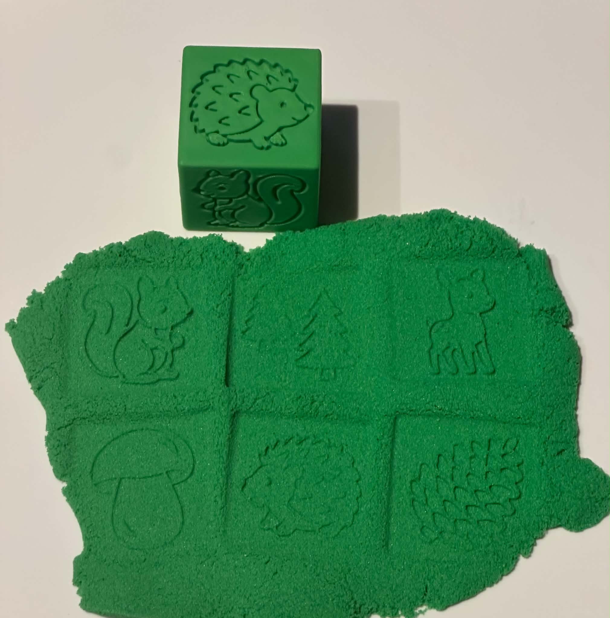 3D printed Forest Stamper Block – great for play dough - Image 1
