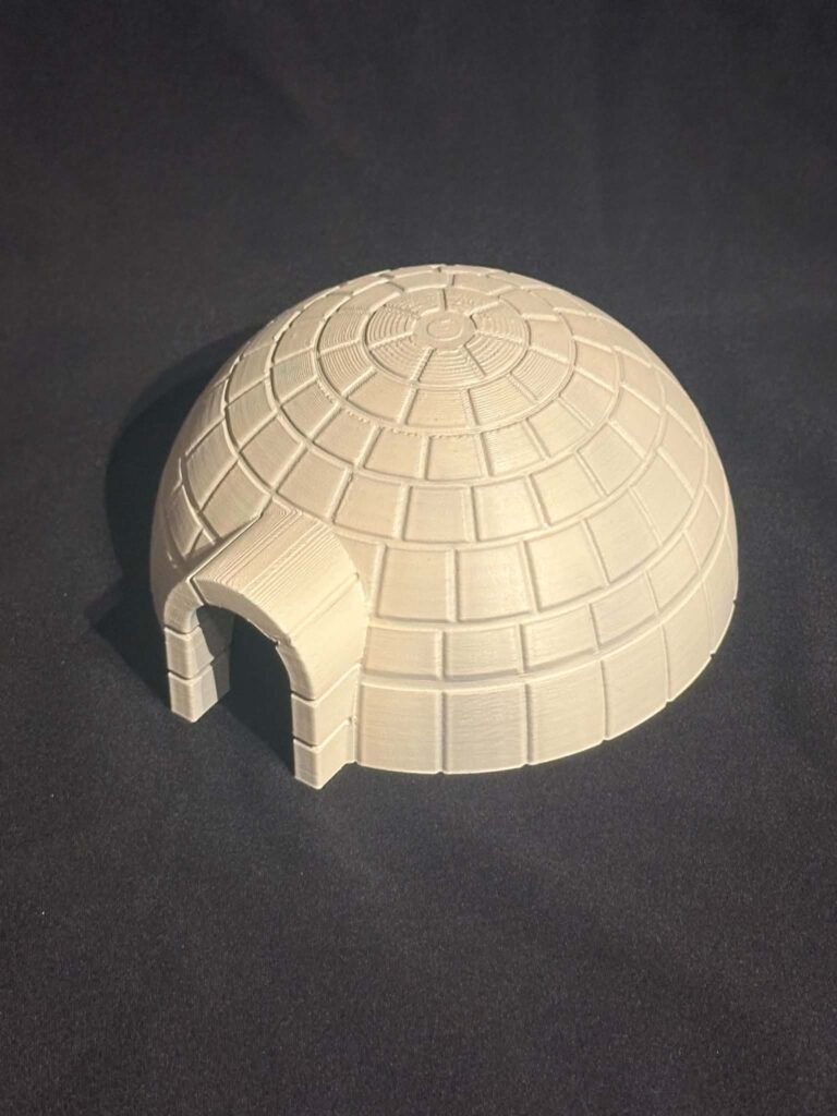 3D printed Igloo - great for winter Activities