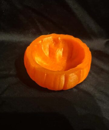 3D printed Pumpkin Bowl - great for sensory play trays