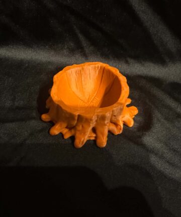 3D printed Tree Stump Bowl - great for sensory play trays