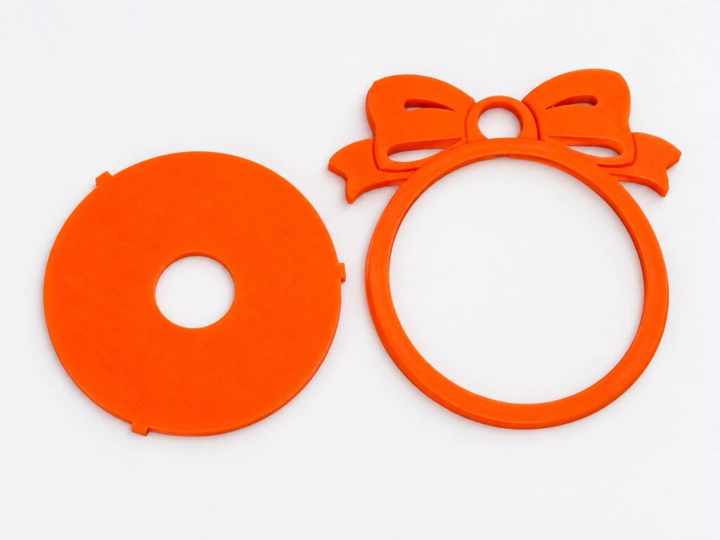 Christmas Bow Hanging Picture Frames - 3D Printed