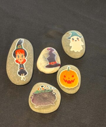 Halloween Stones – great to add to any Sensory Activity