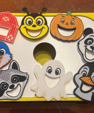 IKEA Flisat Feeding Face Activity lid - Great to use our Feeding Faces on your Flisat Table - Image 3
