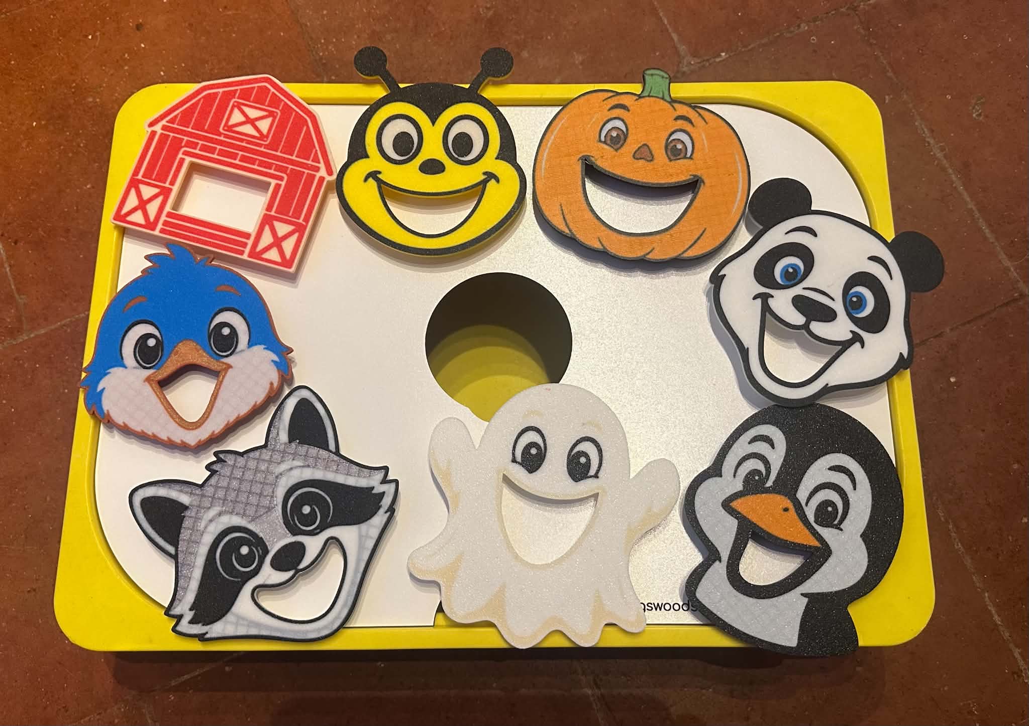 IKEA Flisat Feeding Face Activity lid - Great to use our Feeding Faces on your Flisat Table - Image 3