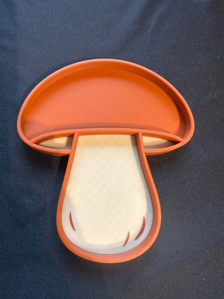 Mushroom sensory play tray - 3D printed