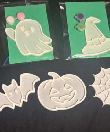 Paint your Own Halloween shapes 3D Printed