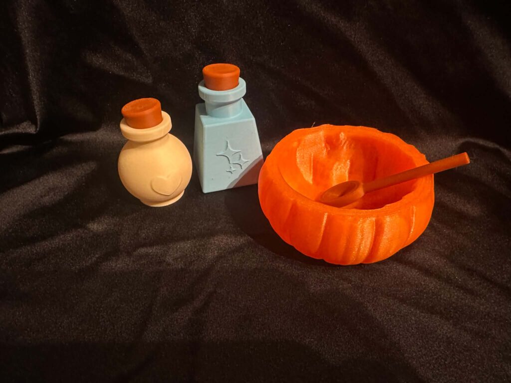 Pumpkin Bowl Potion play set - great for sensory play trays