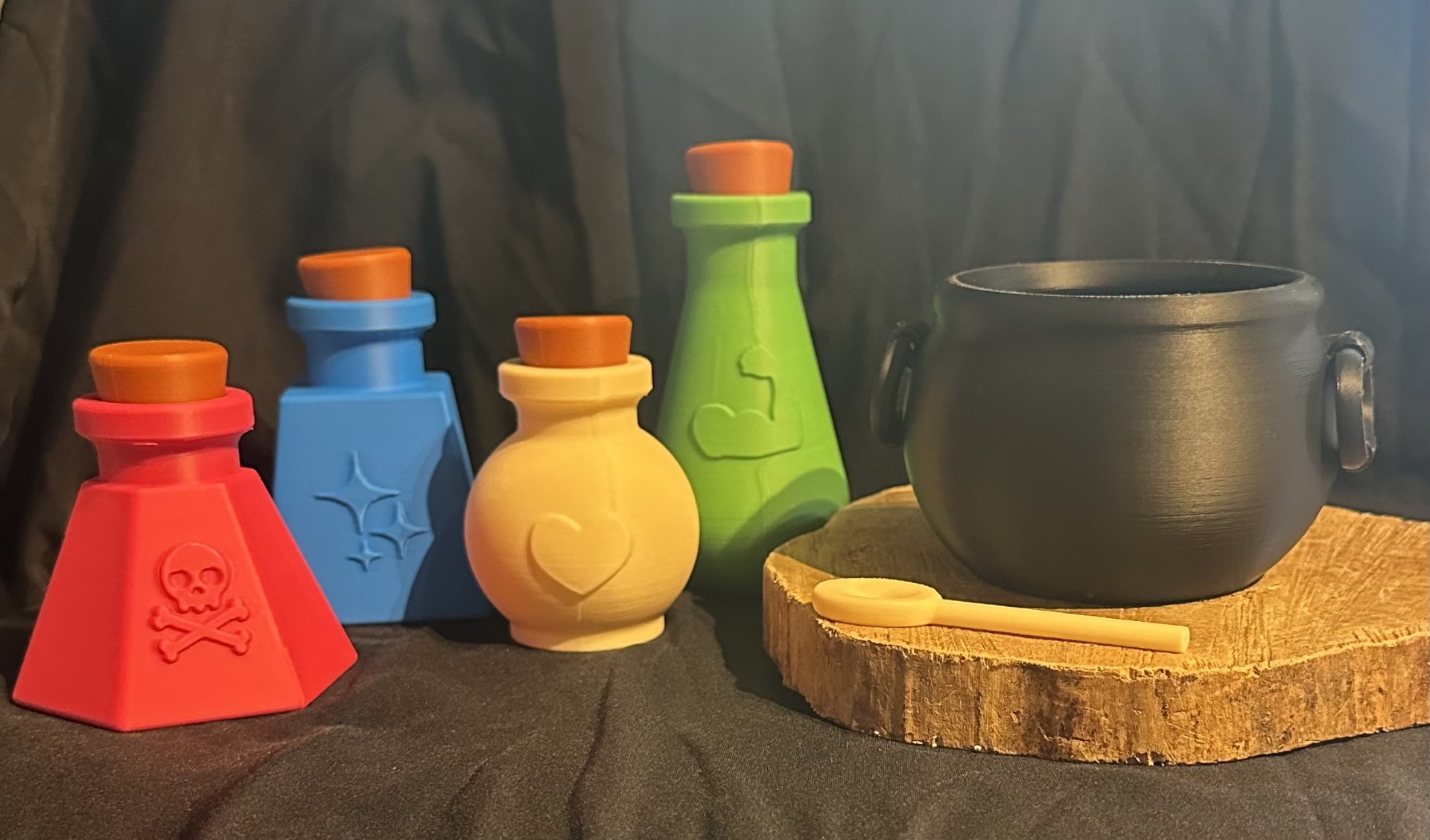 Potion Bottle Set - Great For Sensory Play - Image 1