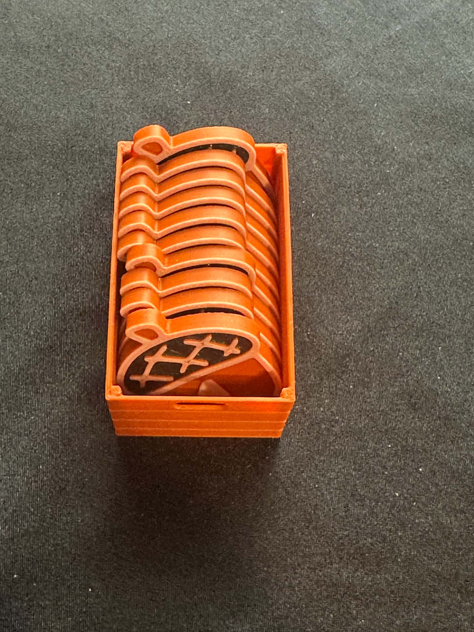 3D Printed Acorn Numbers 1 to 10 in a mini crate - Great for Sensory play - Image 2