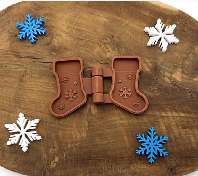 Christmas Stocking Mould Great for play dough or moon sand