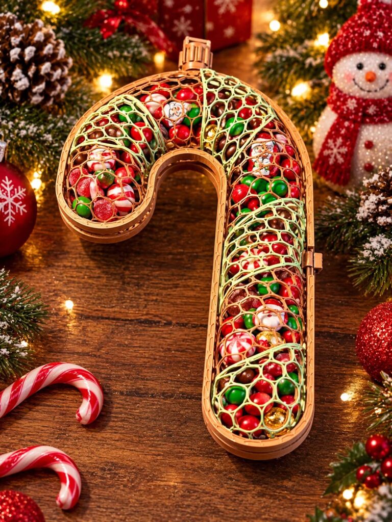 Mesh Fillable Candycane - great for Christmas gifts